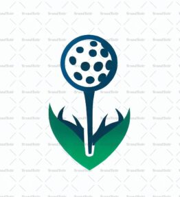 Golftee und Ball